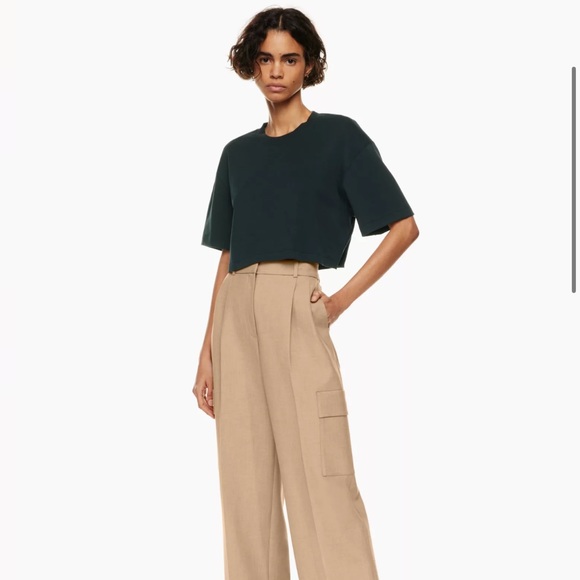 NWOT Aritzia Babaton Pegasus T-Shirt (Black) - Picture 2 of 10